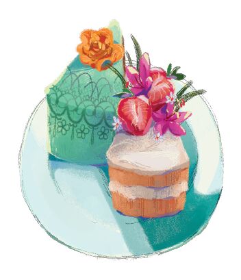 Wedding cakes- bohemian style